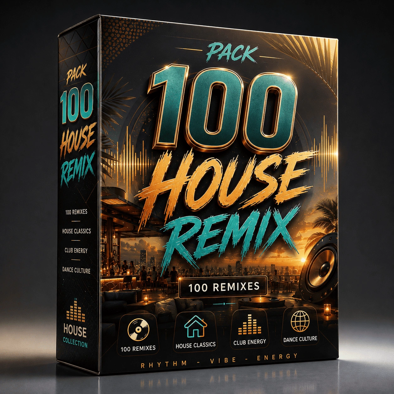 100 House Remix Music Pack